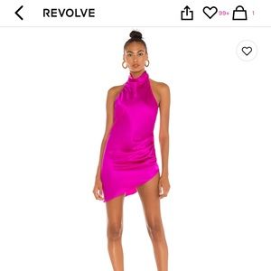 Amanda Uprichard Samba Gown in Dark Hot Pink Size Small